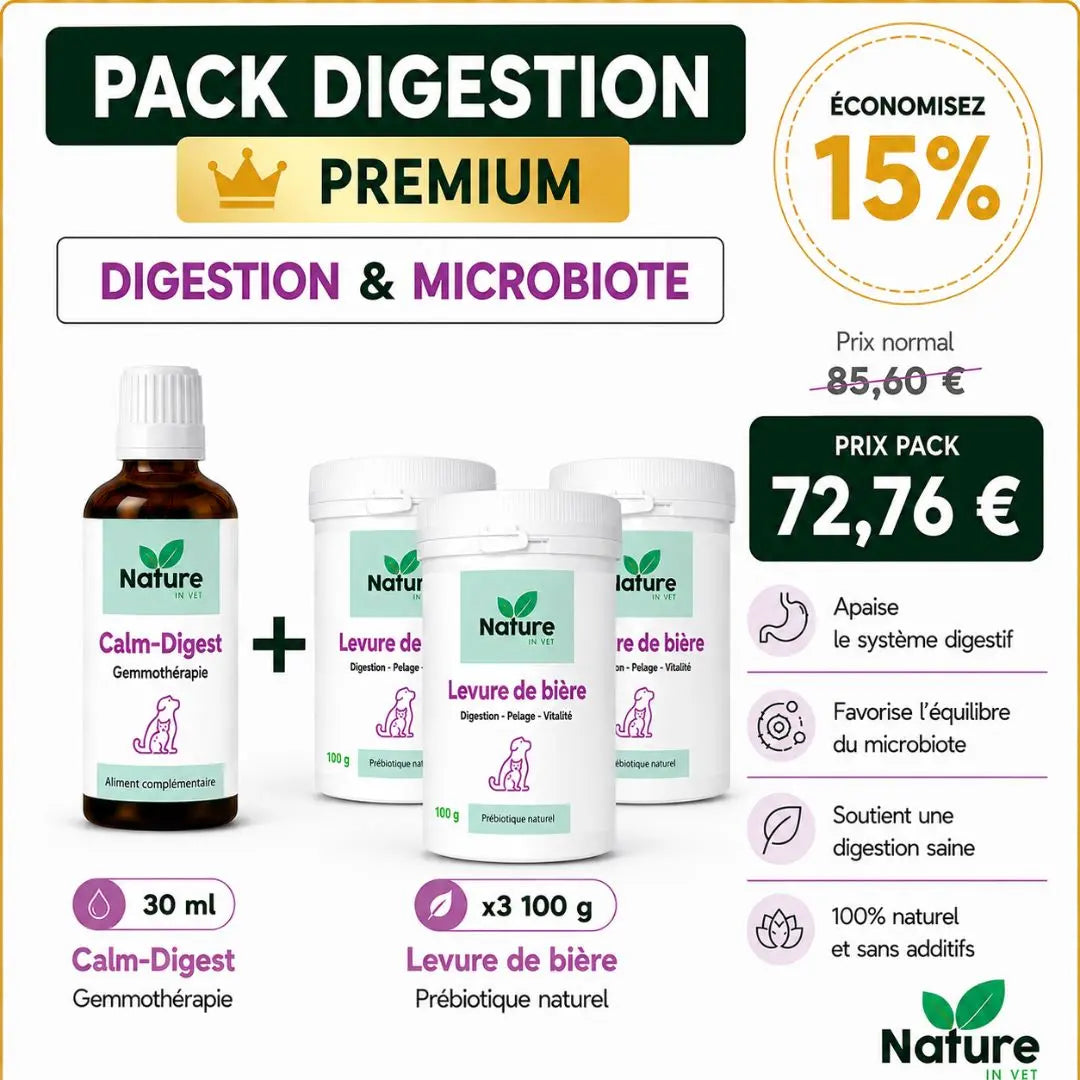 Pack "Digestion" Nature In Vet