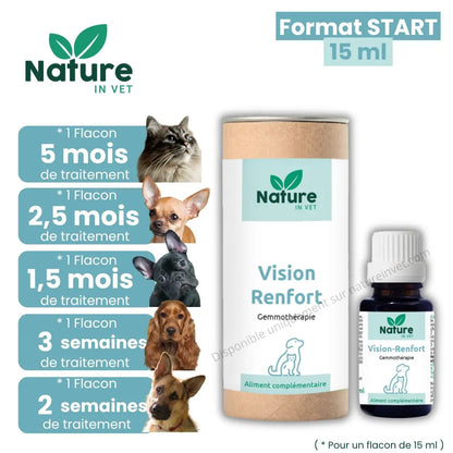 vision renfort chien chat complément naturel pour les yeux