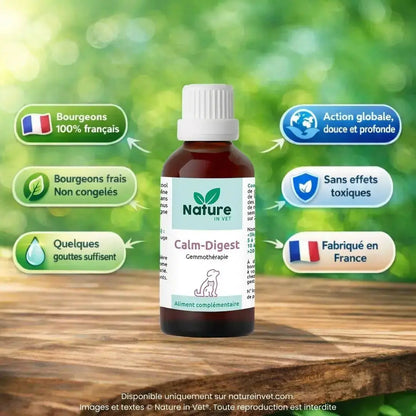 Calm Digest apaise digestion et troubles intestinaux chien chat