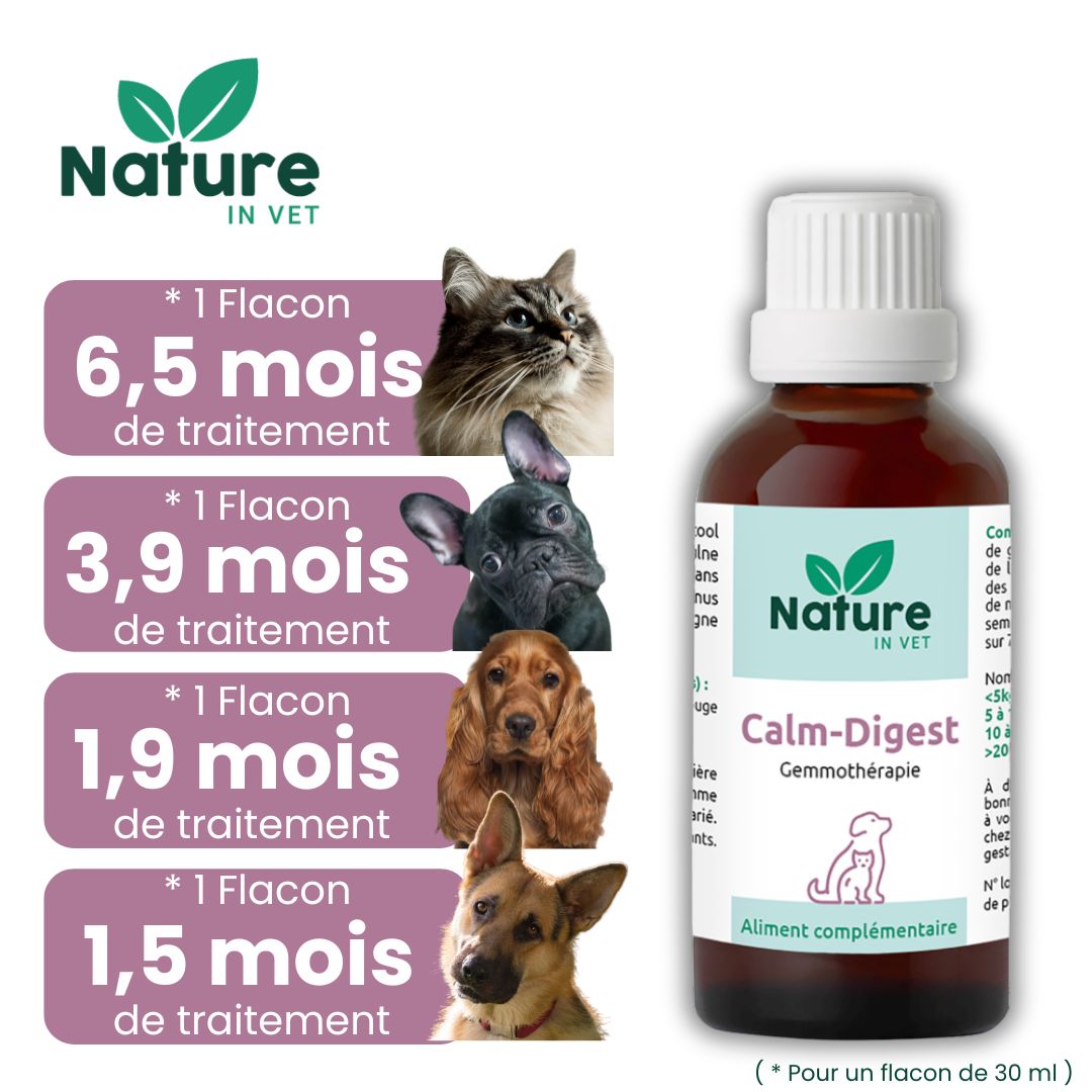 calm digest traitement naturel MICI du chien et chat 