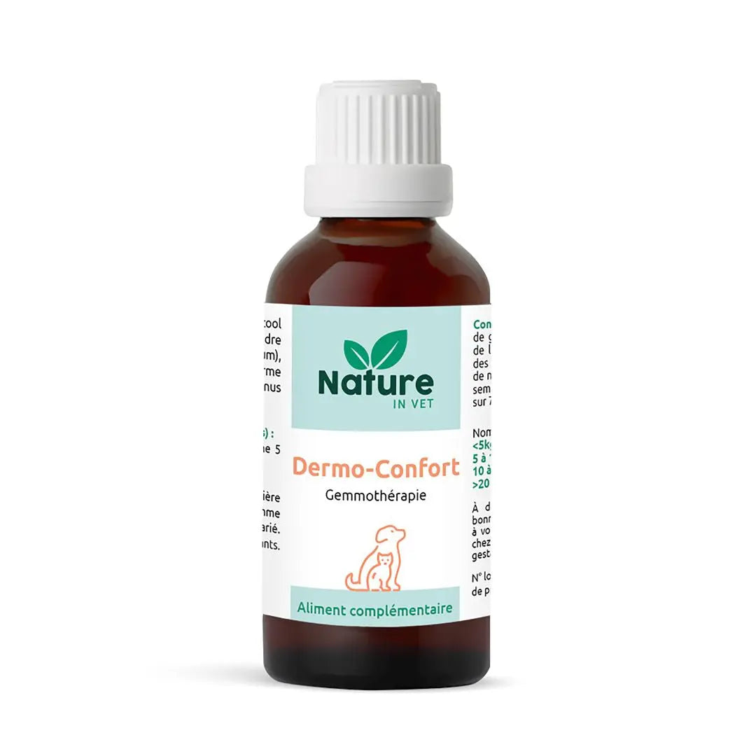 Dermo Confort Nature in Vet complément naturel démangeaisons chien chat flacon
