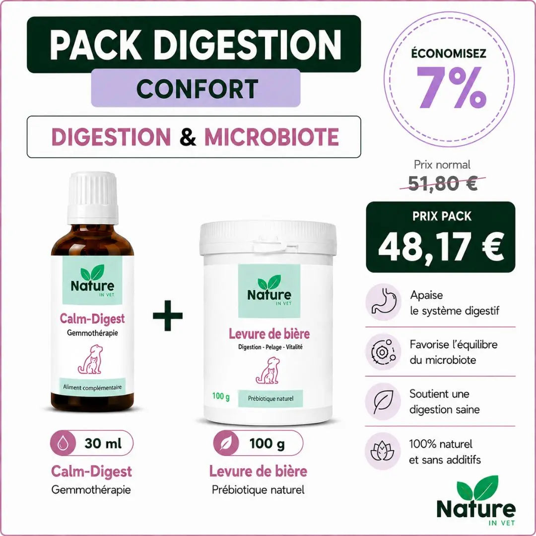 Pack "Digestion" Nature In Vet