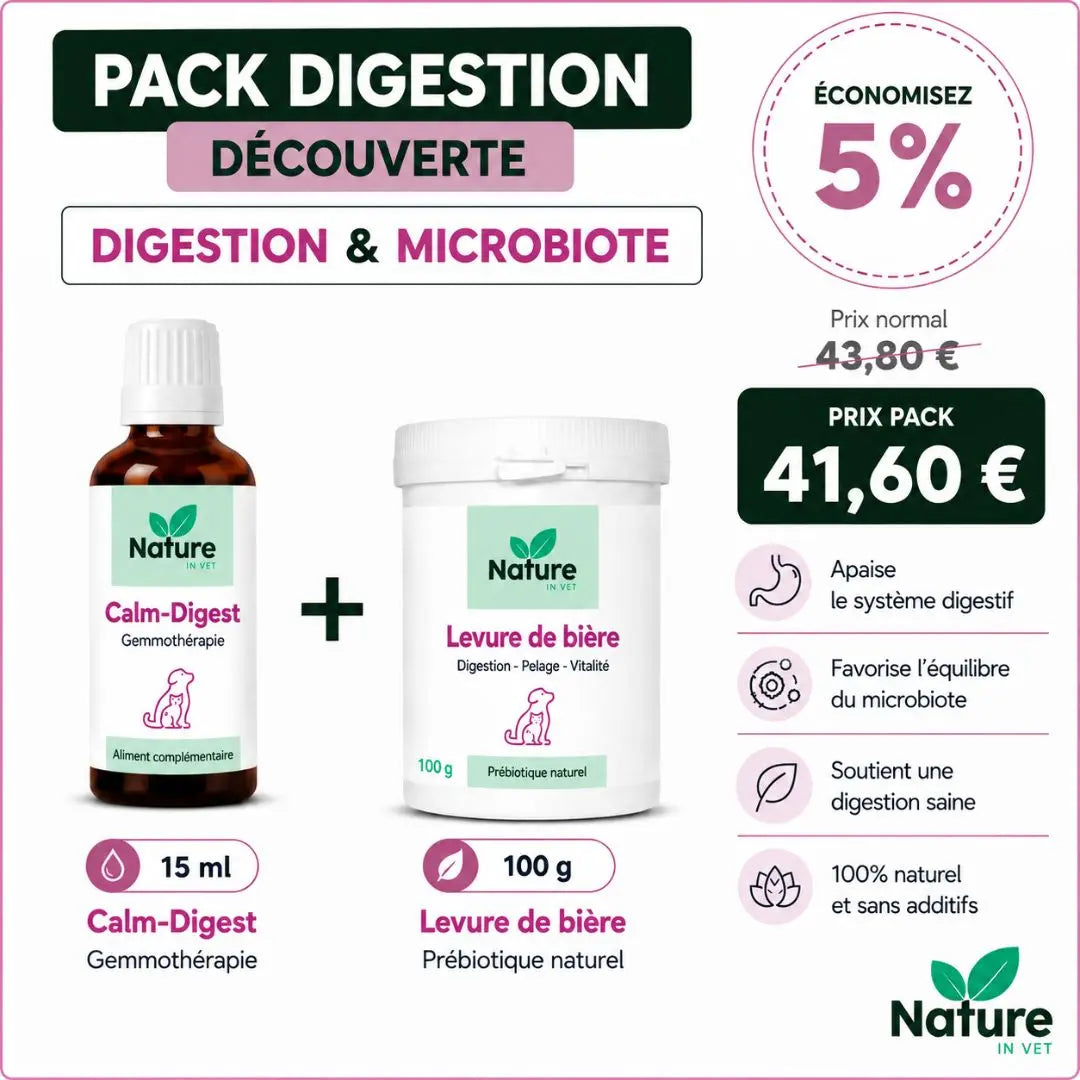 Pack "Digestion" Nature In Vet