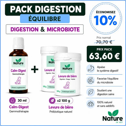 Pack "Digestion" Nature In Vet