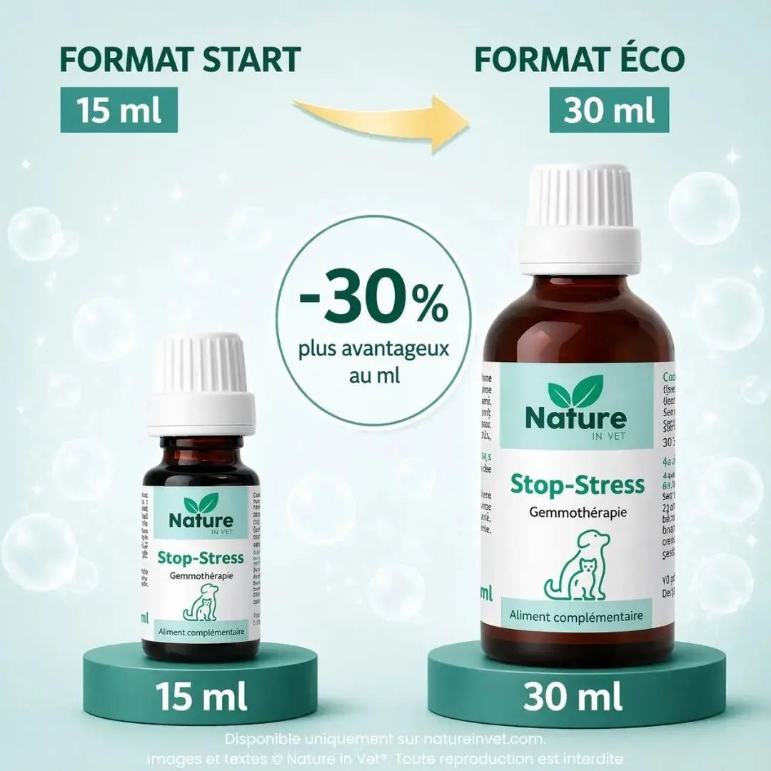 Stop Stress chien chat formats 15 ml et 30 ml