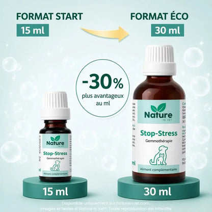 Stop Stress chien chat formats 15 ml et 30 ml